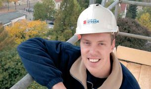 Emiel Nikkels als trainee aan de slag bij bouwbedrijf Aan de Stegge